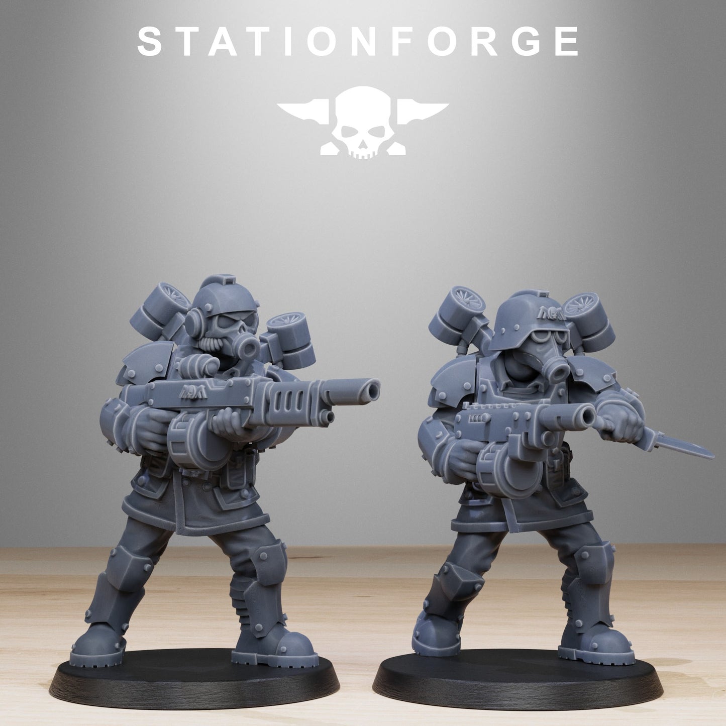 Imperial Soldiers of the Grim Guard x10, Death Division, Jump Infantry Korps