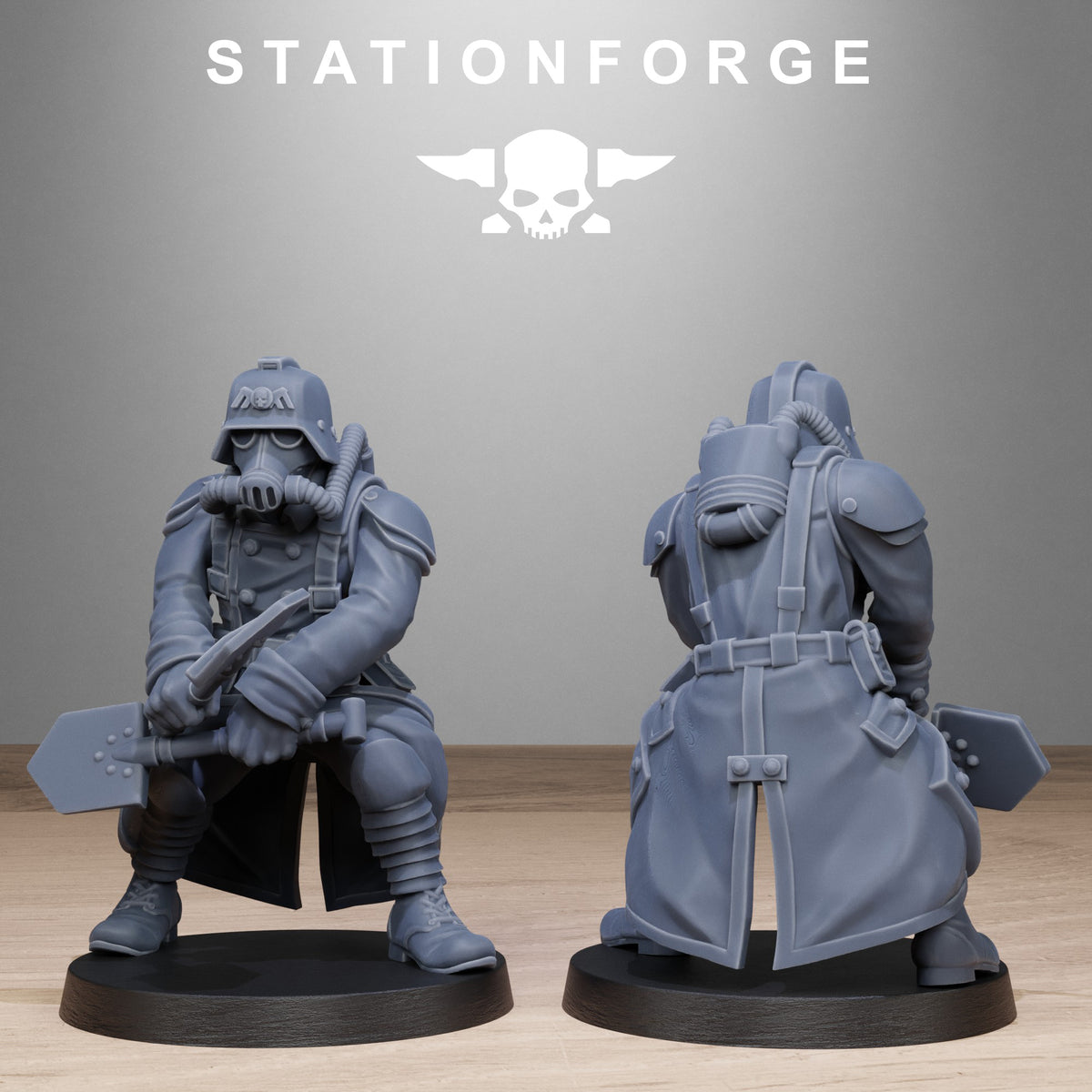 Imperial Shovel Fighters of the Grim Guard x10, Death Division, Fighters Korps
