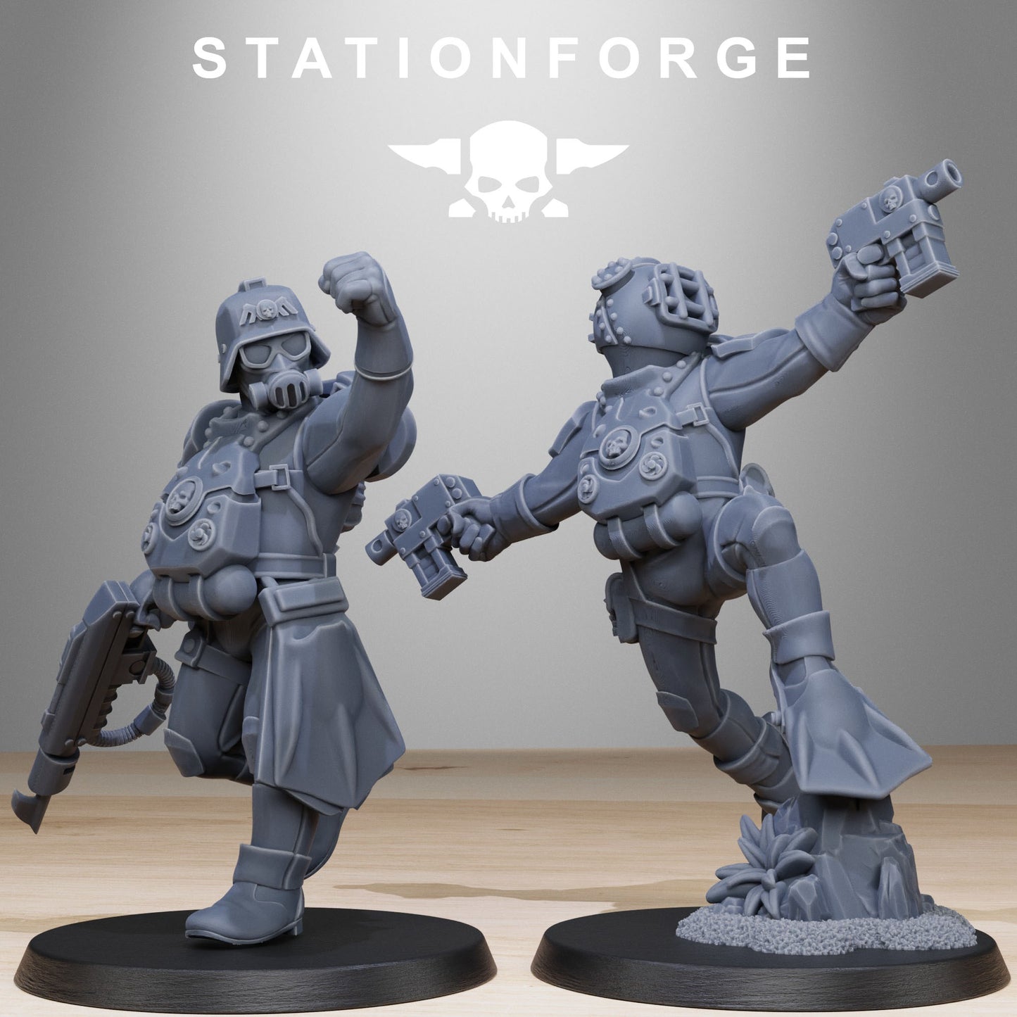 Imperial Soldiers of the Grim Guard x 10, Death Division, Diver Korps