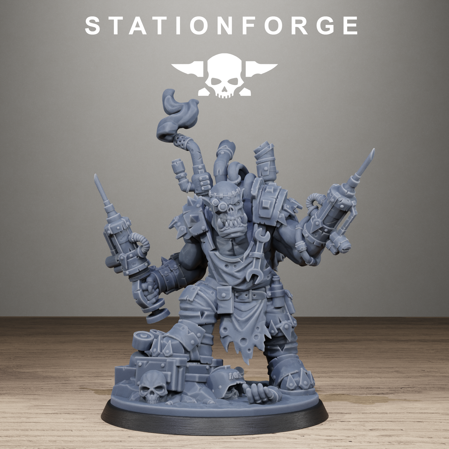 Orkaz Mad Scientist Boss, Stationforge