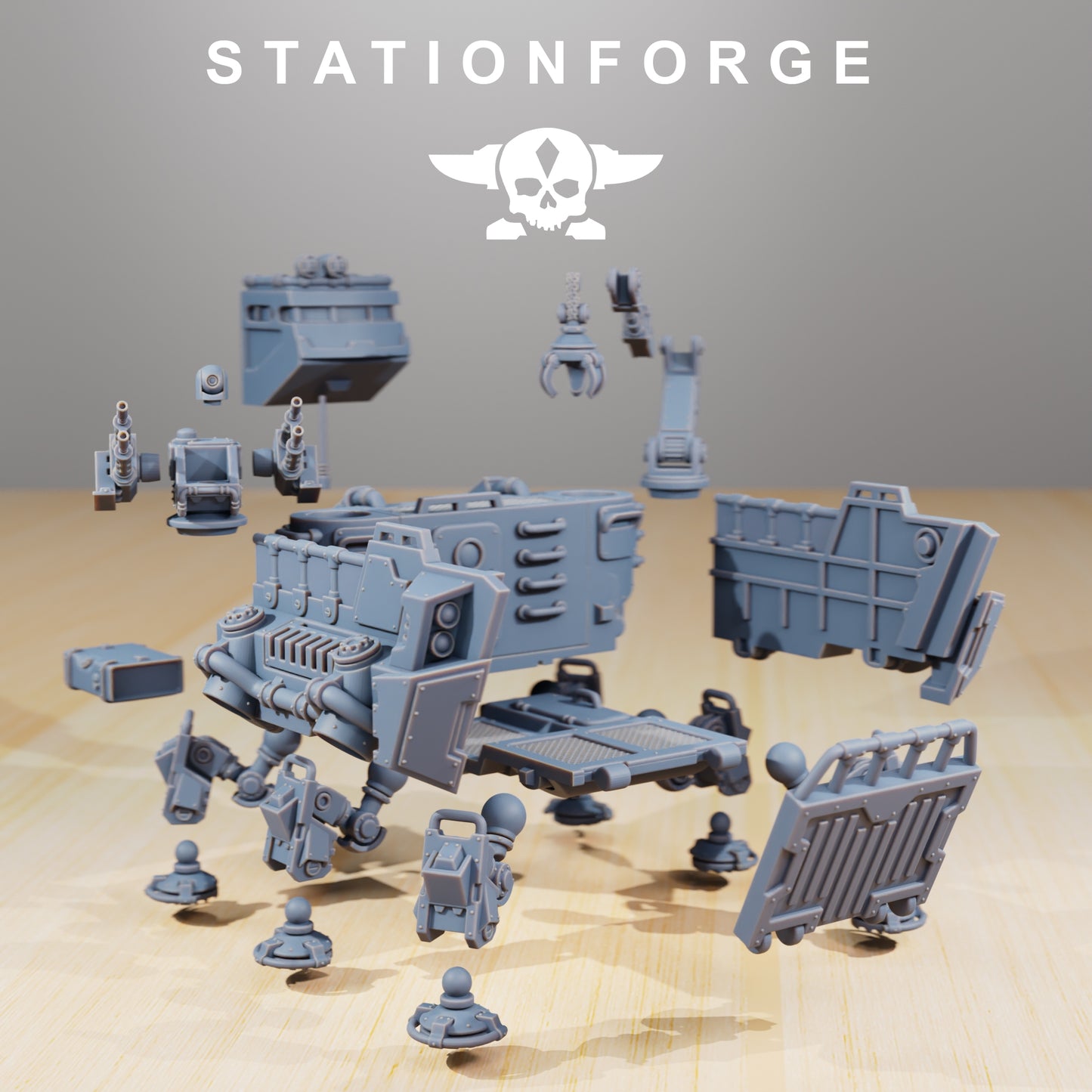 Scavenger Transporter Tank Crawler, Tech Adepts, Mech Division