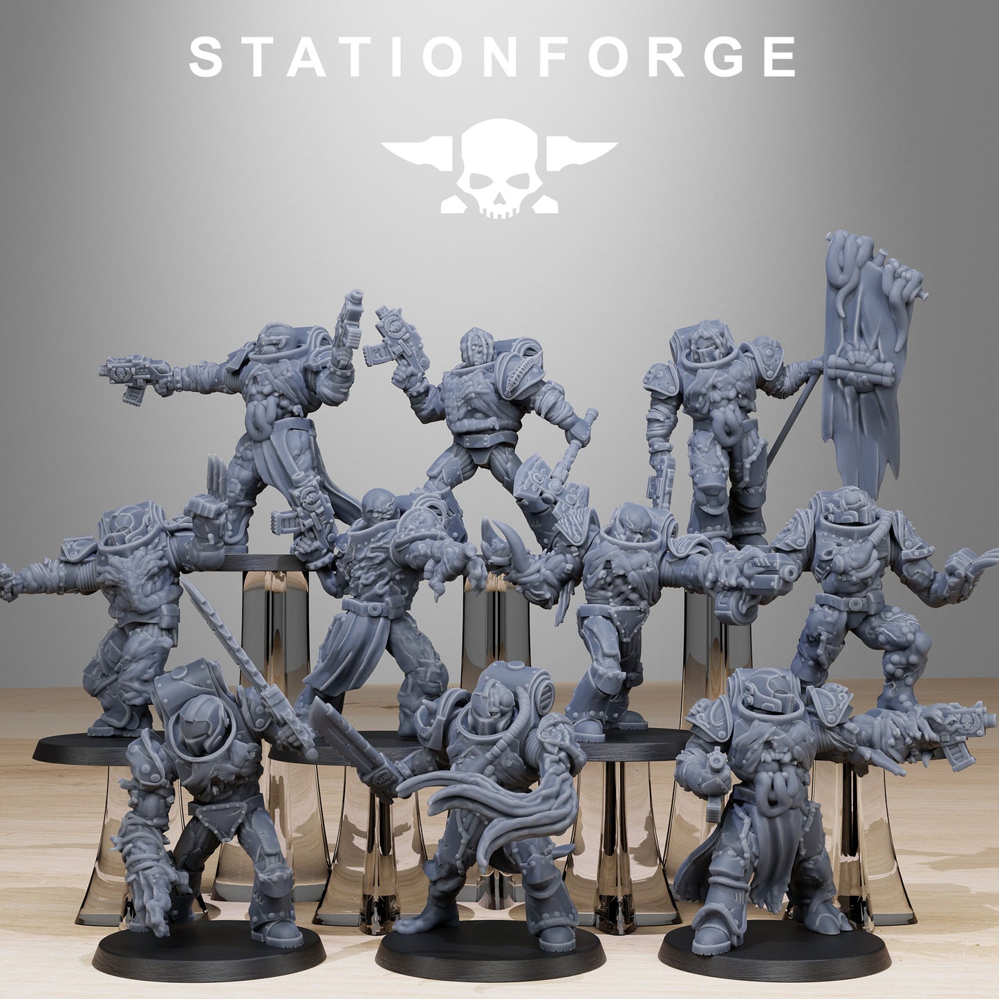 Corrupted Socratis Infantry Marines x 10 Chaos Division