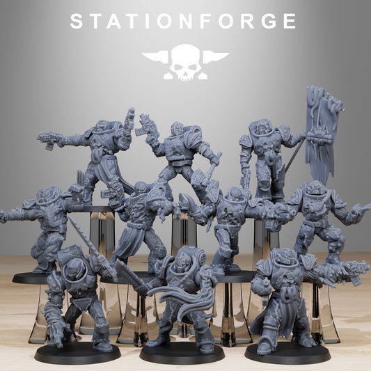 Corrupted Socratis Infantry Marines x 10 Chaos Division