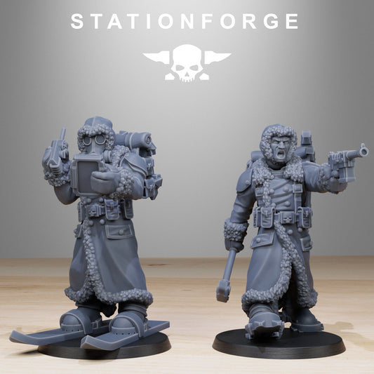 Imperial Soldiers of the Grim Guard x 10, Death Division, Frostwatch Skier Korps