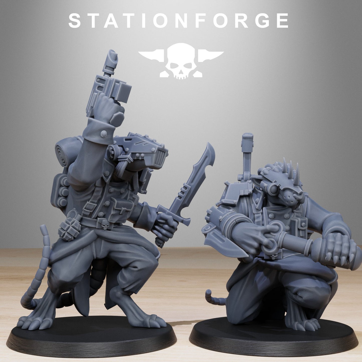Imperial Soldiers of the Grim Guard x 10, Death Division, Raticus Korps