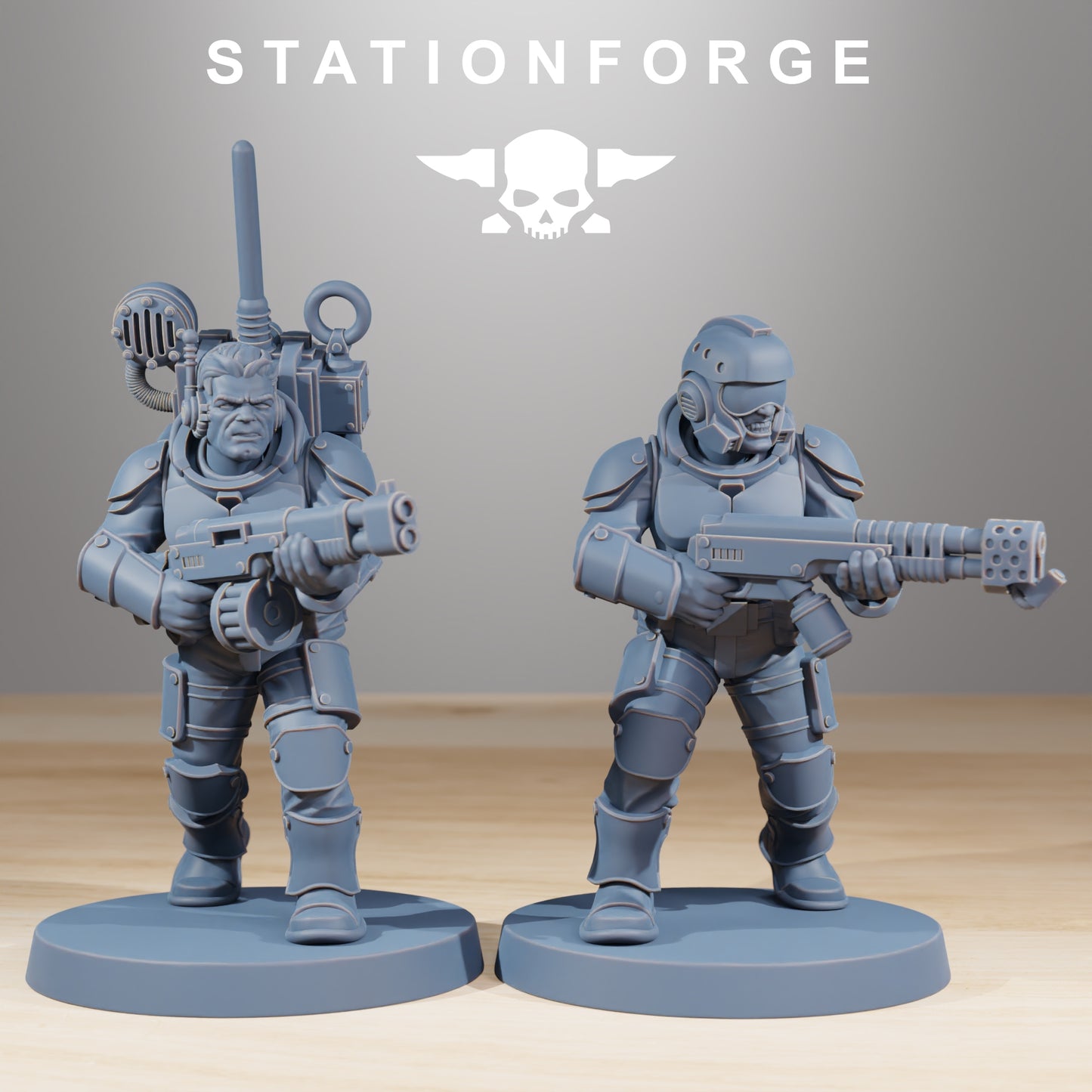 Imperial soldiers of the Vaskar x 10, Infantry Platoon, Shock trooper Squad