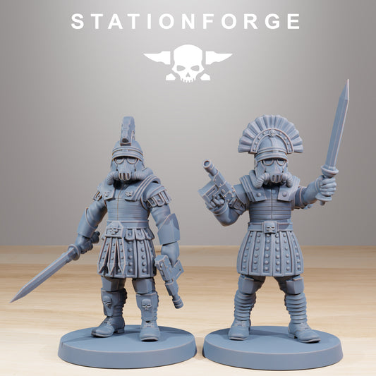 Imperial Soldiers of the Grim Guard x 12, Death Division, Vexillatio  Korps