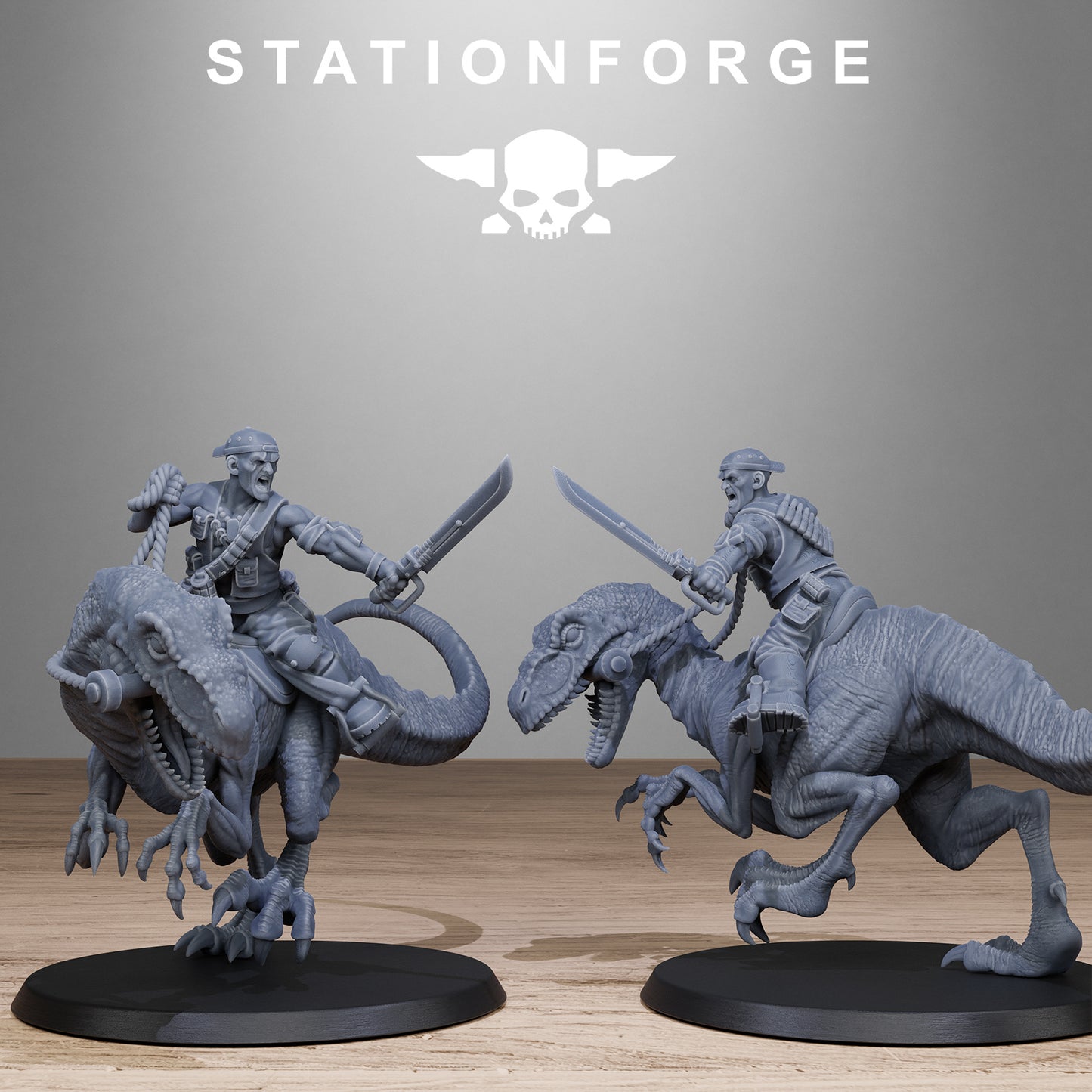 Jungle Raptors of the Grim Guard x 5, Rough Ground Division, Cavalry Korps