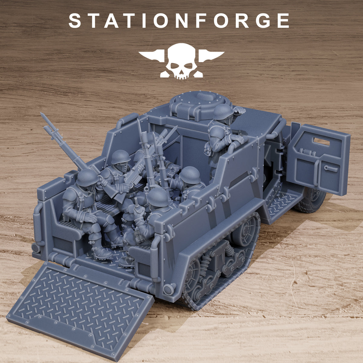 Imperial Half Track Vehicle of the Free Guard, Imperial Division