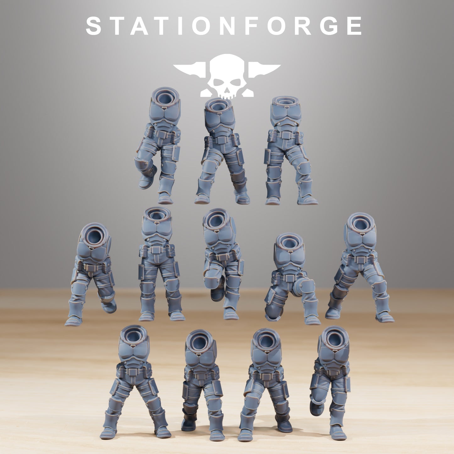 Imperial soldiers of the Vaskar x 10, Infantry Platoon, Shock trooper Squad