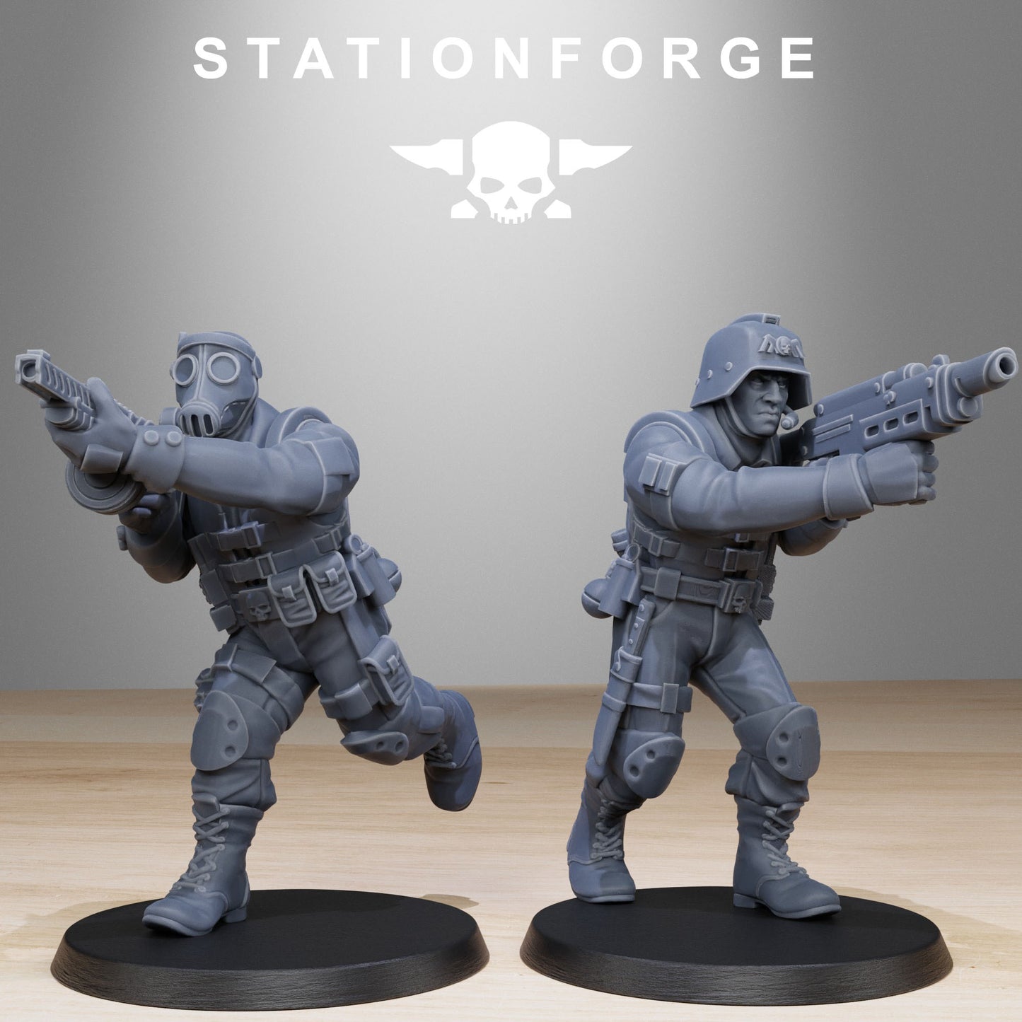 Imperial Soldiers of the Grim Guard x 10, Death Division, Counter Terrorist Korp