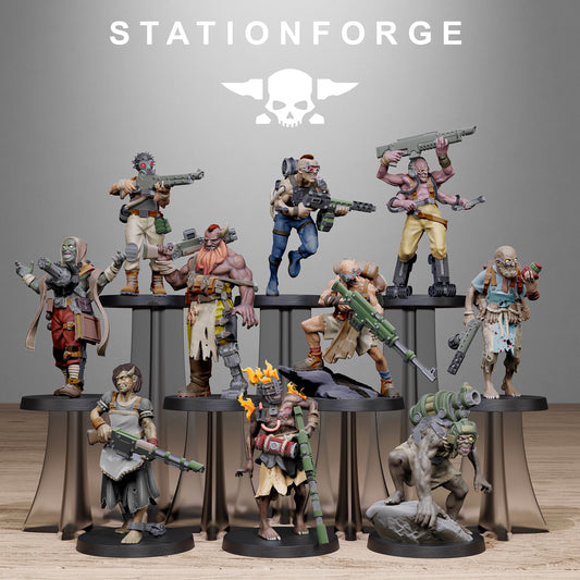 Traitor Kill Team 10, Chaos Division, Corrupted Cultist Squad, Abhumans