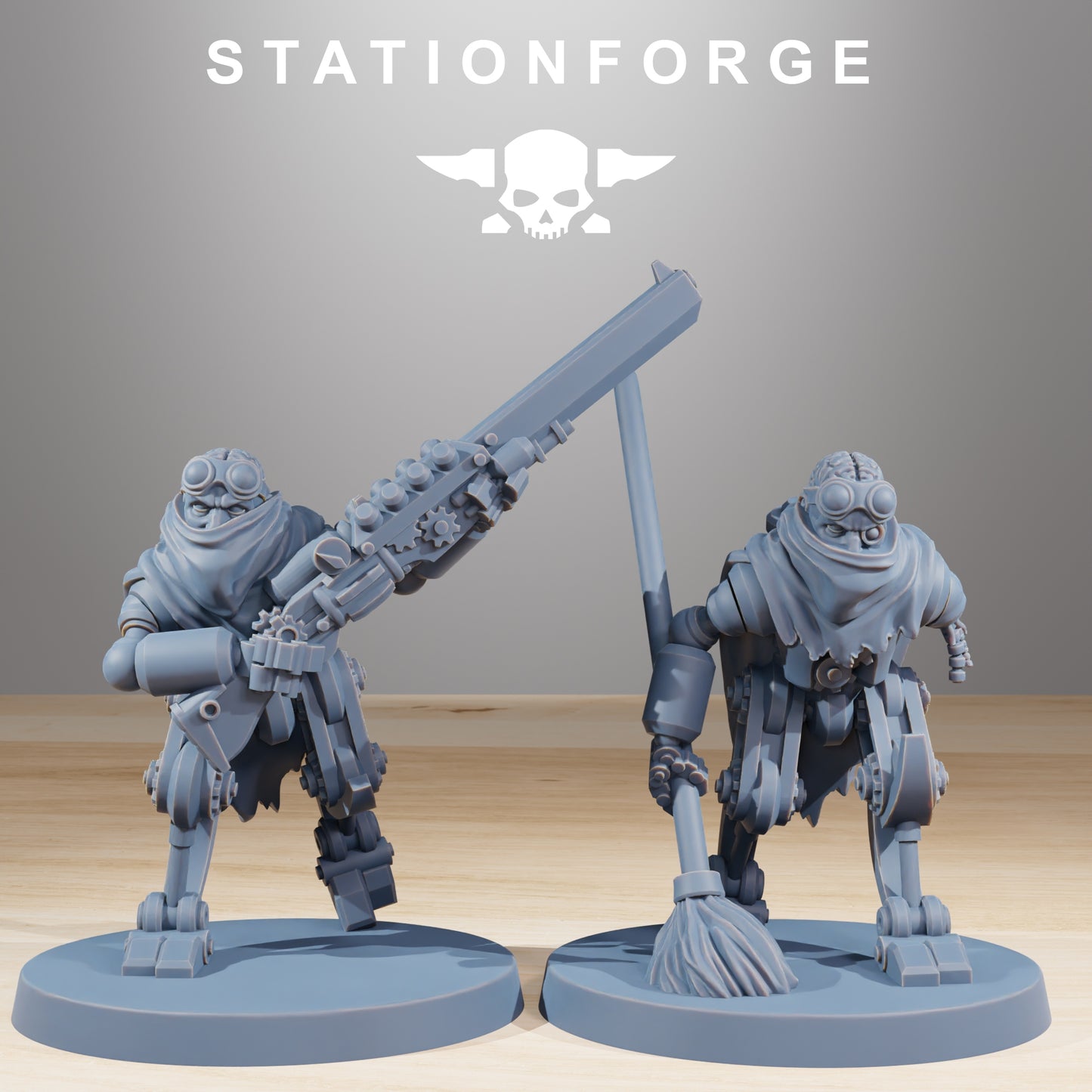 Scavenger Halflings Rangers x10, Tech Adepts, Mech Division