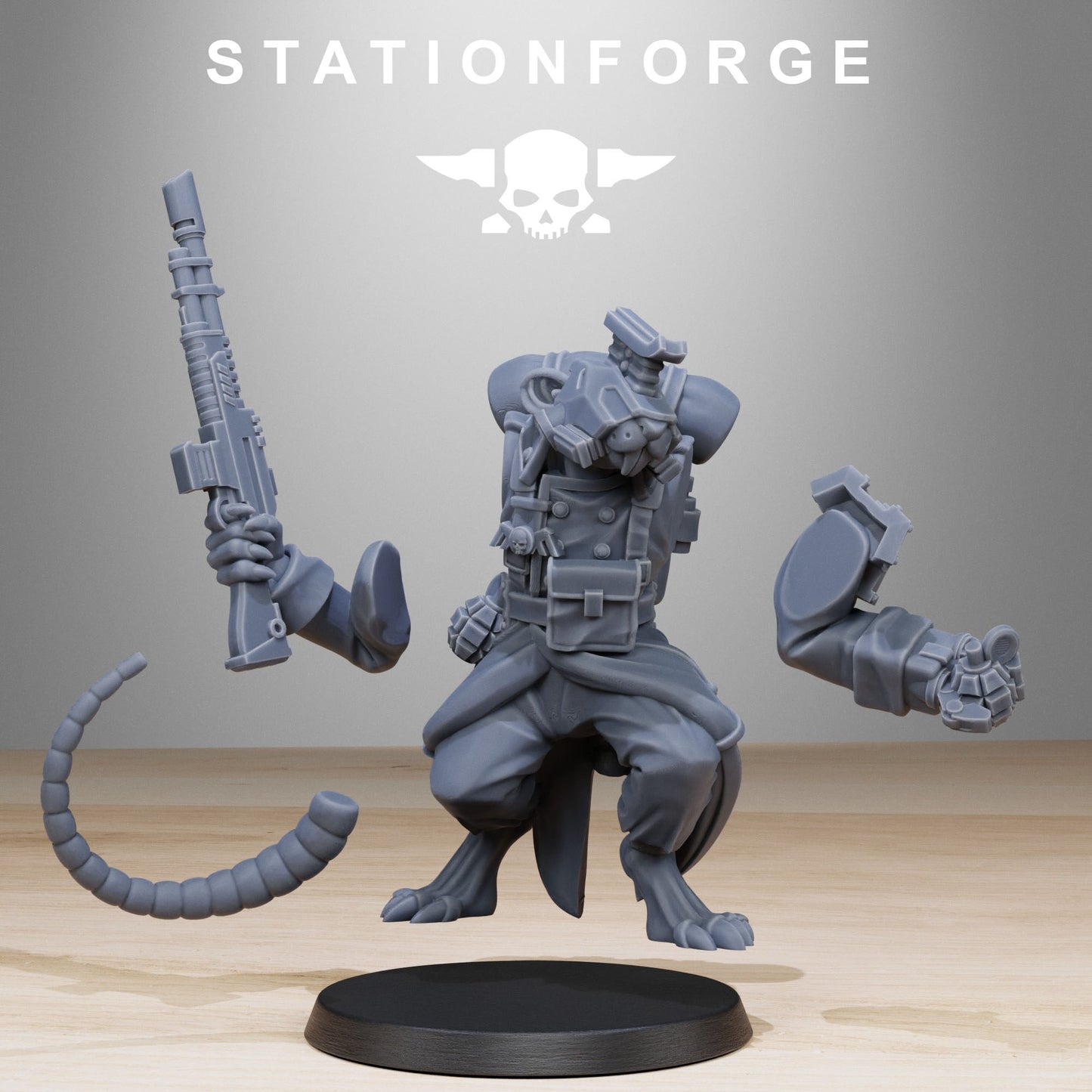 Imperial Soldiers of the Grim Guard x 10, Death Division, Raticus Korps