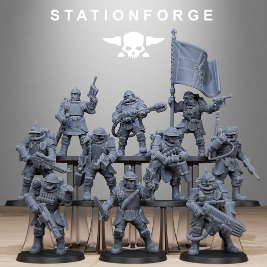 Imperial Soldiers of the Royal Guard x10, Bastioners Division