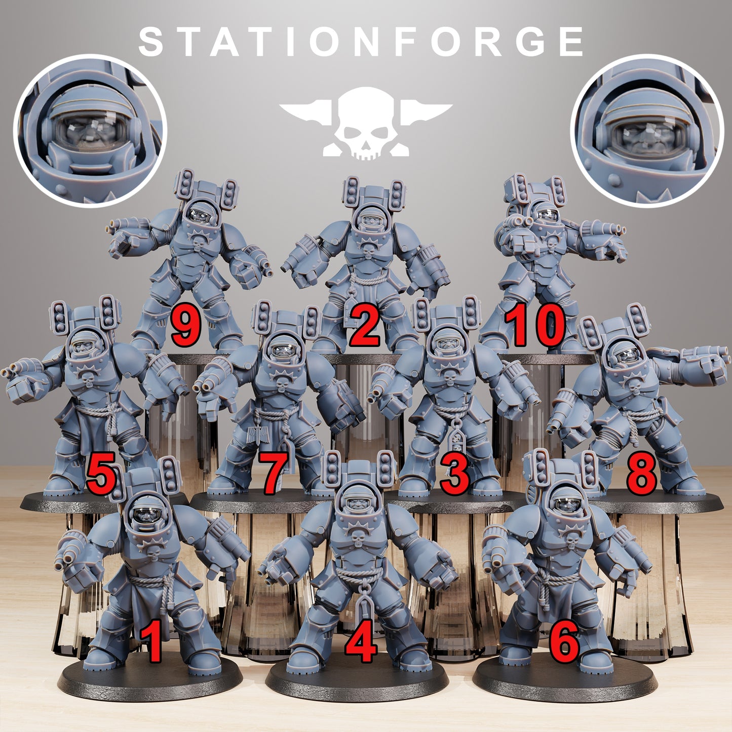 Socratis Support Vanguard Marines x3