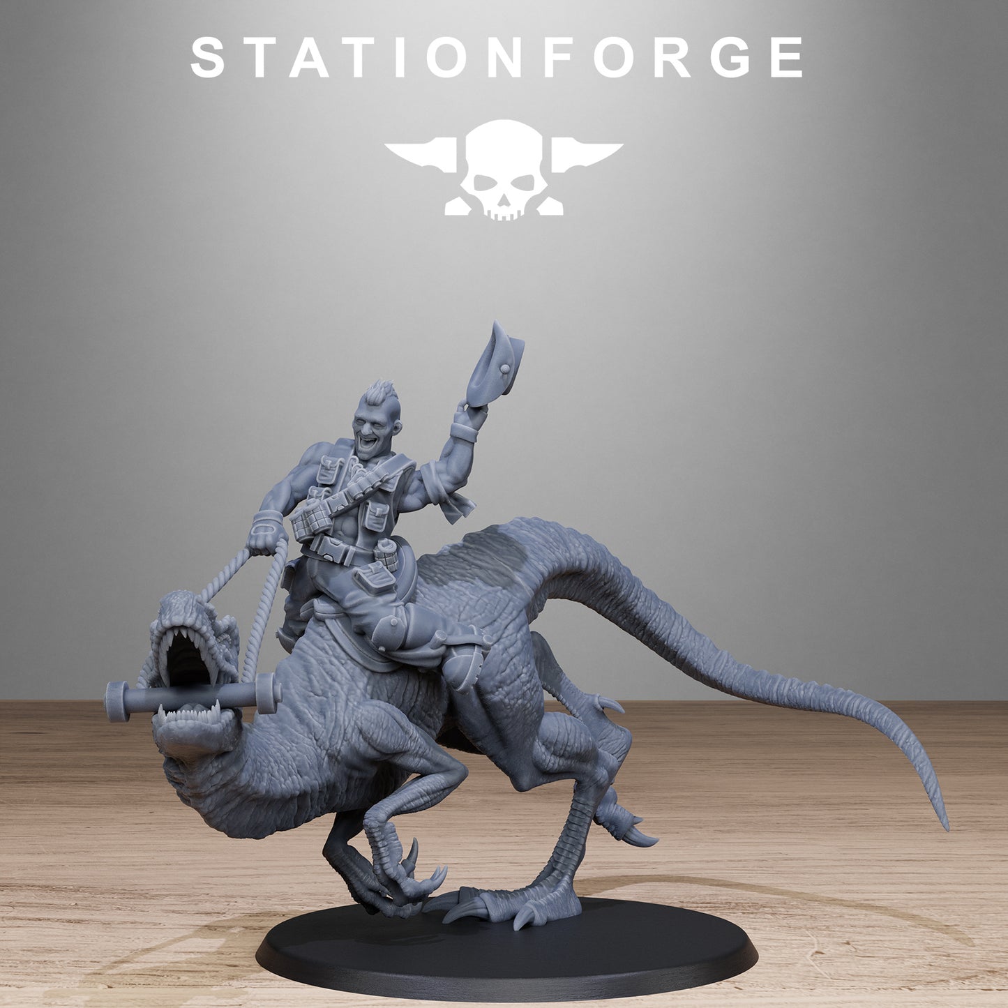 Jungle Raptors of the Grim Guard x 5, Rough Ground Division, Cavalry Korps