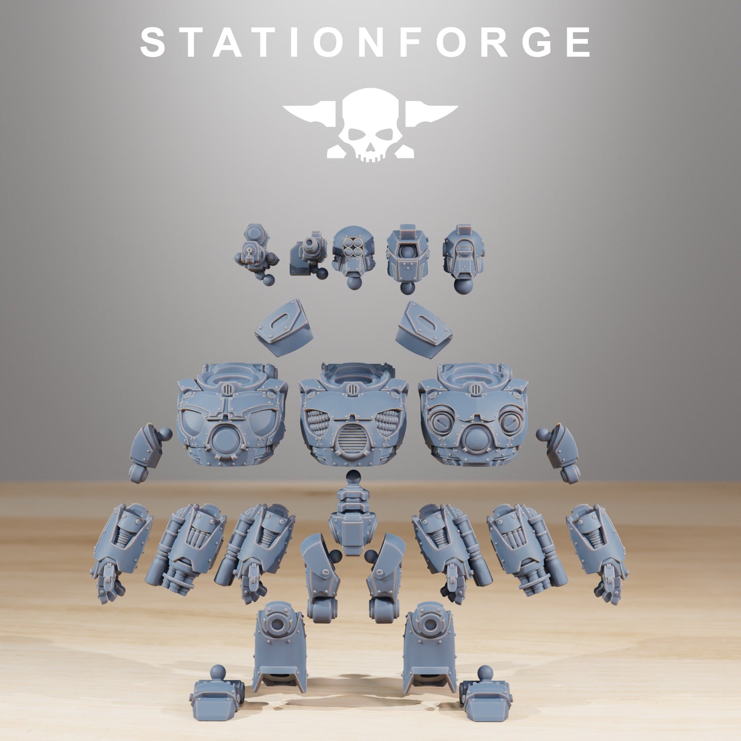 Scavenger Mechanic Robot Droids MK3, Mech Division (4 models)