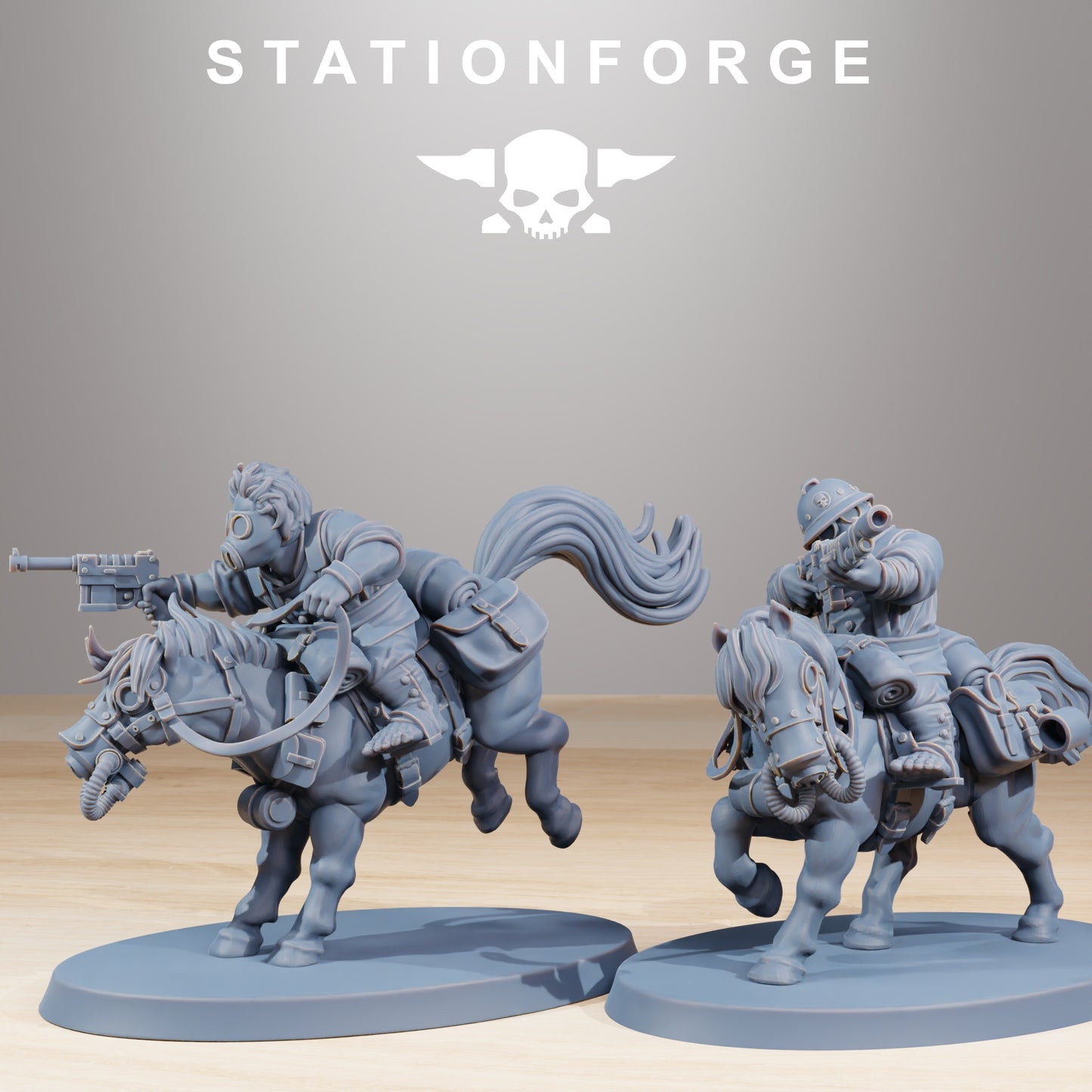 Pony Cavalry Riders of the Grim Guard x 5, Rough Ground Division, Cavalry Korps