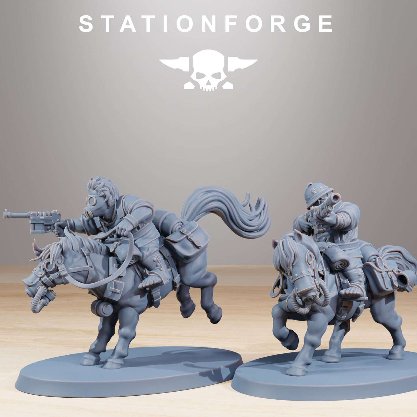 Pony Cavalry Riders of the Grim Guard x 10, Rough Ground Division, Cavalry Korps