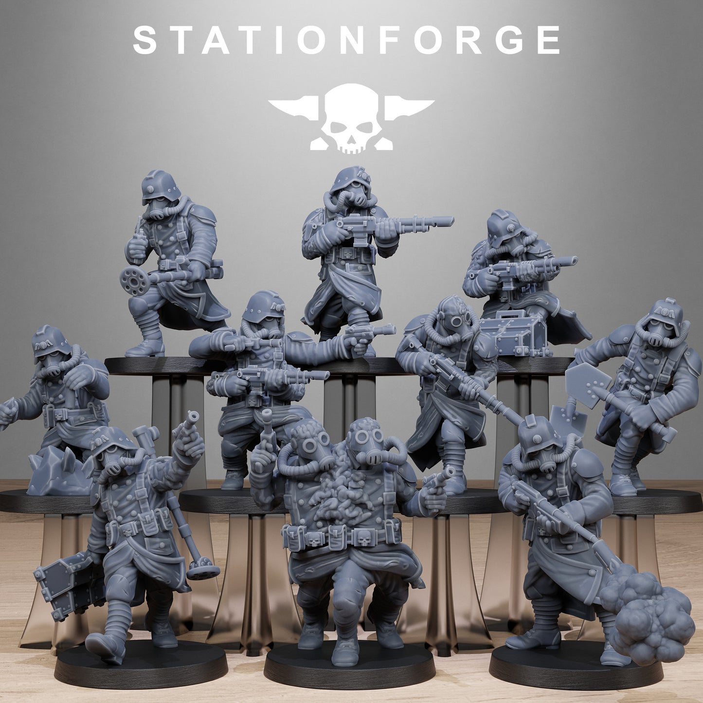 Grim Guard Radioactive Mutants x10, Death Division, Mutant Korps