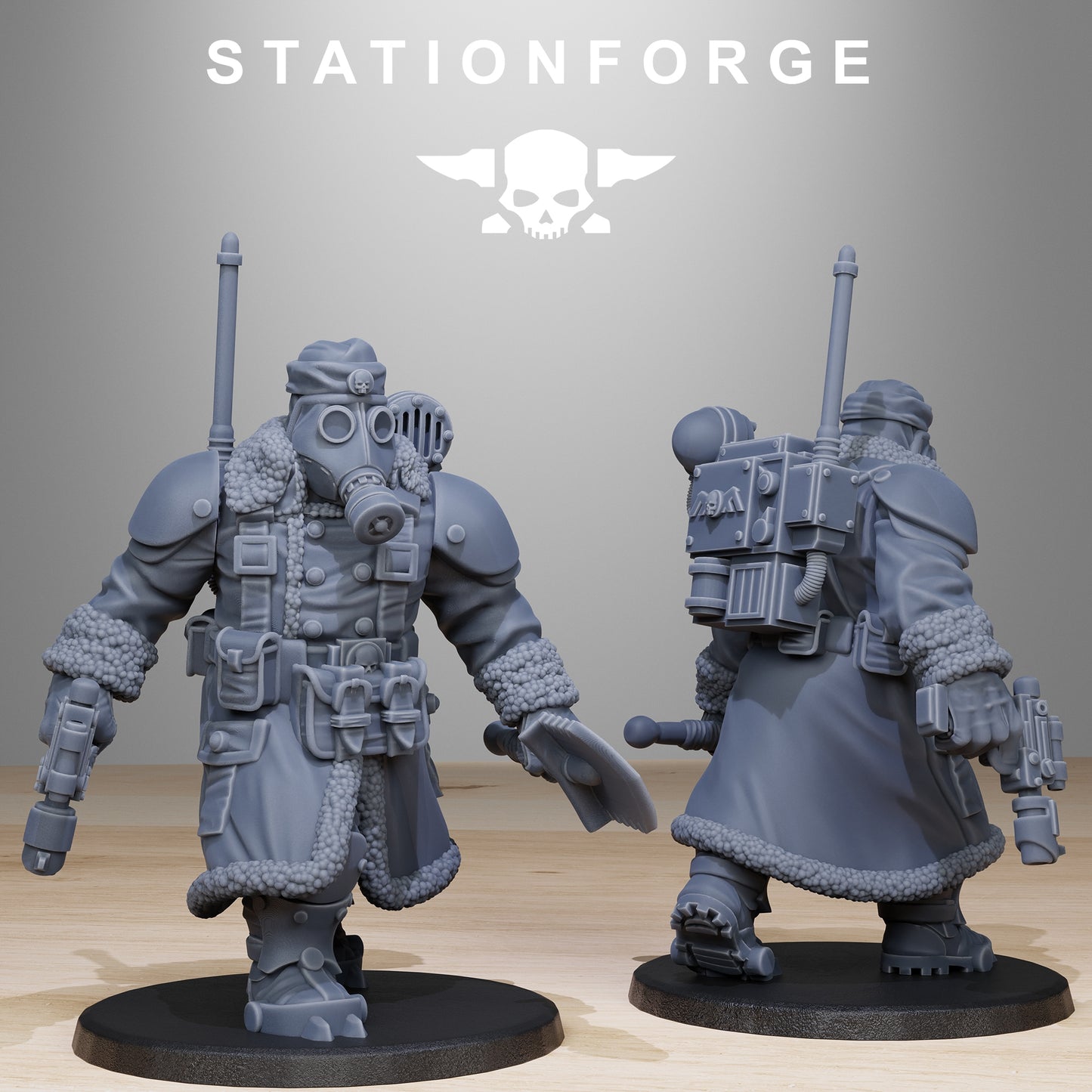 Imperial Ogres of the Grim Guard x 10, Death Division, Frostwatch Mutant Korps