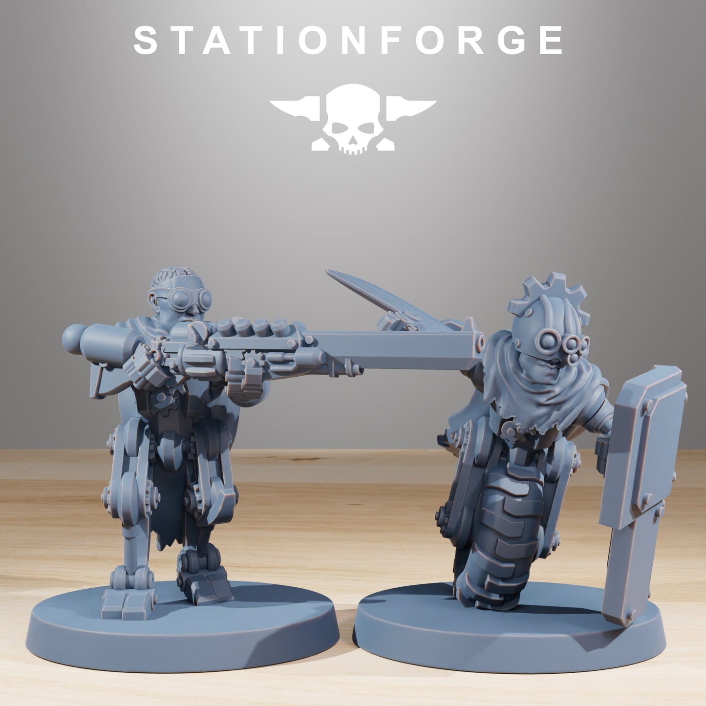 Scavenger Halflings Rangers x10, Tech Adepts, Mech Division
