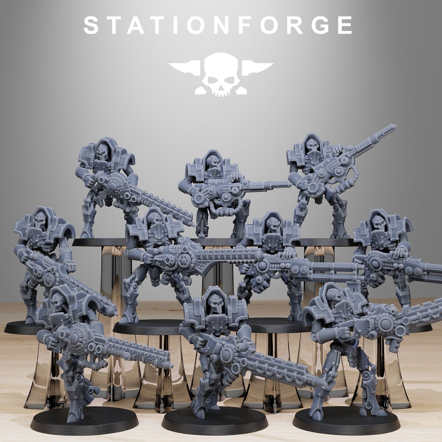 Heavy Robot Warriors of the Necro Tombs x 10, Death Astronet X1