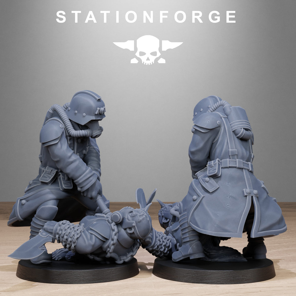 Imperial Shovel Fighters of the Grim Guard x10, Death Division, Fighters Korps