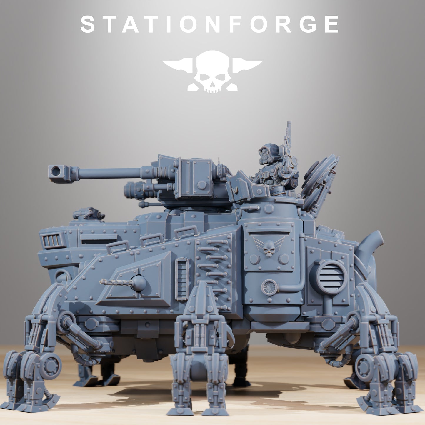 Scavenger Heavy Tank Crawler, Tech Adepts, Mech Division