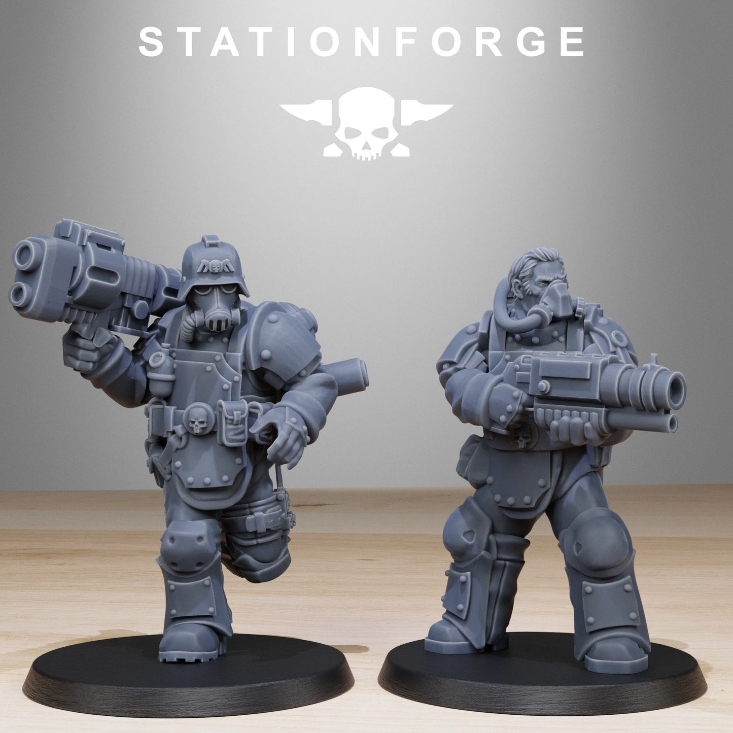 Imperial Soldiers of the Grim Guard x 10, Death Division, Armoured Korps