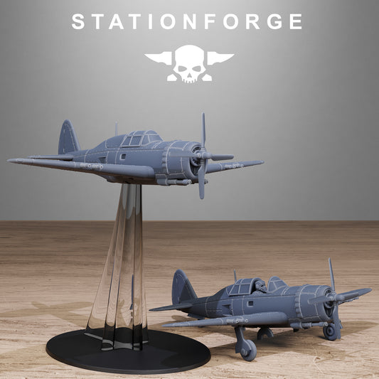 Free Guard Thunderbolt plane, Imperial Division, Air Korps