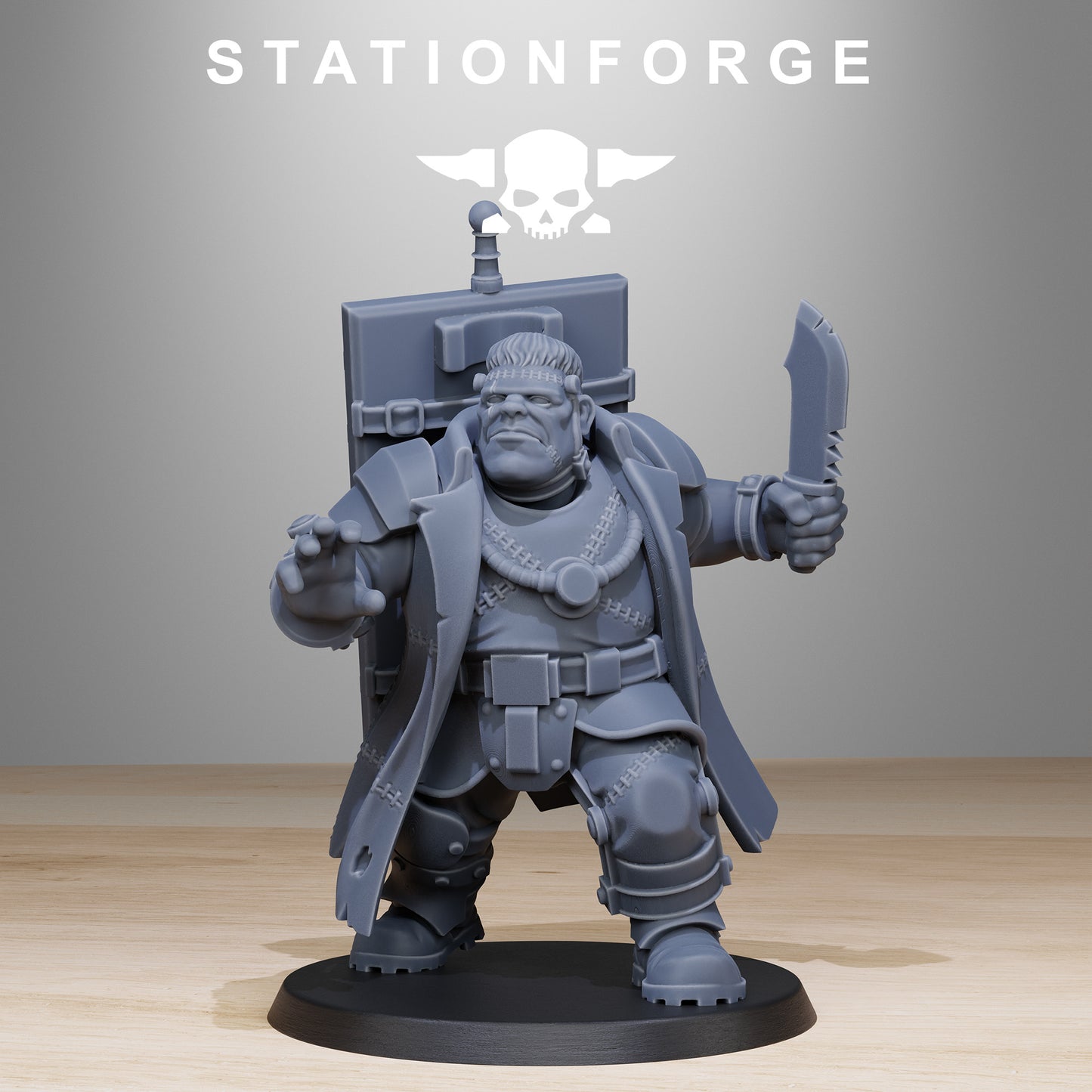 Grim Guard Mutantstein, Imperial Ogre of Death Division, Armoured Mutant Korps