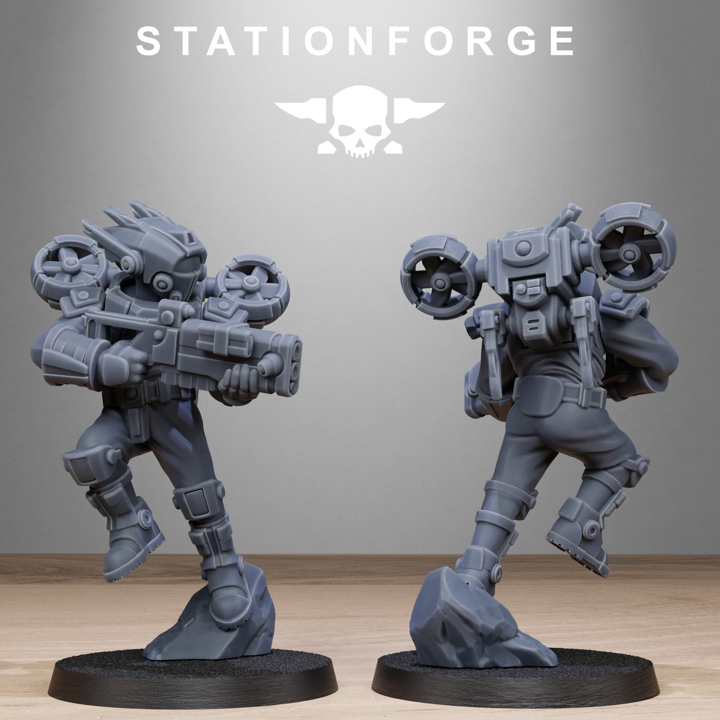 Tarion Clone Droid Warrior Jump Infantry Squad x10, Fire Team