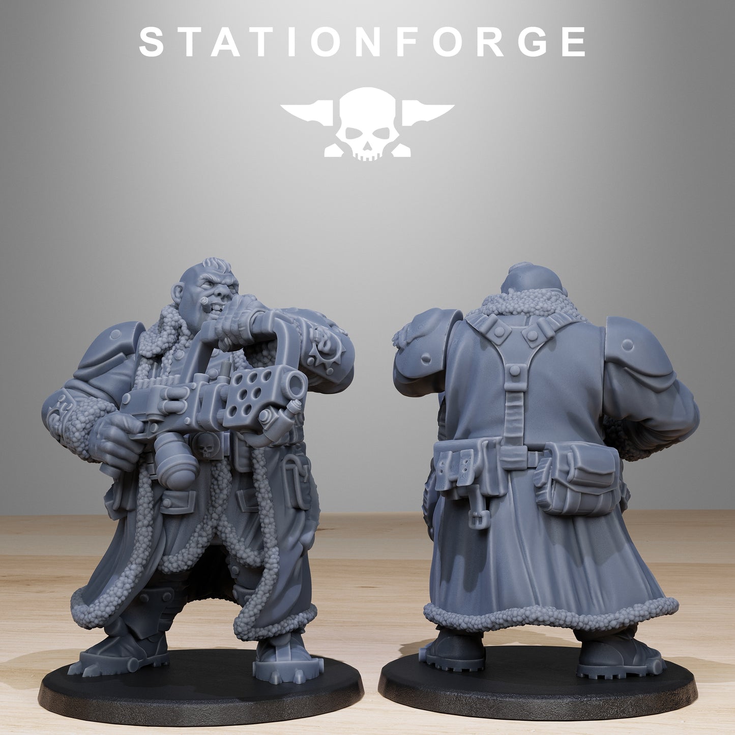 Imperial Ogres of the Grim Guard x 10, Death Division, Frostwatch Mutant Korps