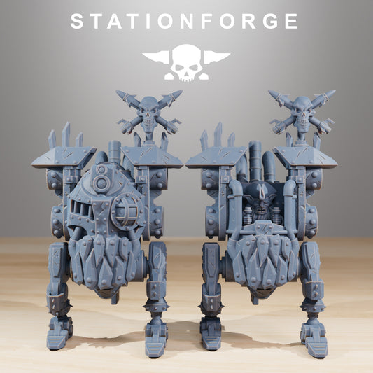 Orc Gob Pirate Bots, Killer Division, with crew x4