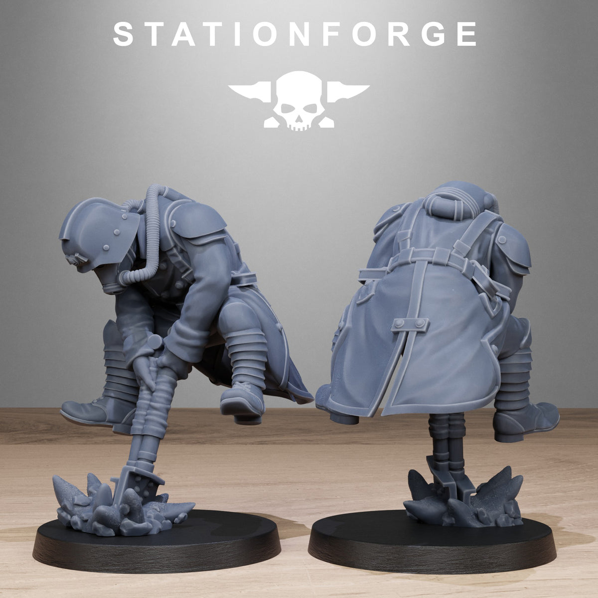 Imperial Shovel Fighters of the Grim Guard x10, Death Division, Fighters Korps