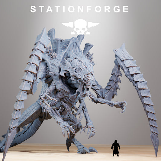 Xenarid Queen, Leviathan Fleet, Hive Bug Titan, Option 2 (without sack)