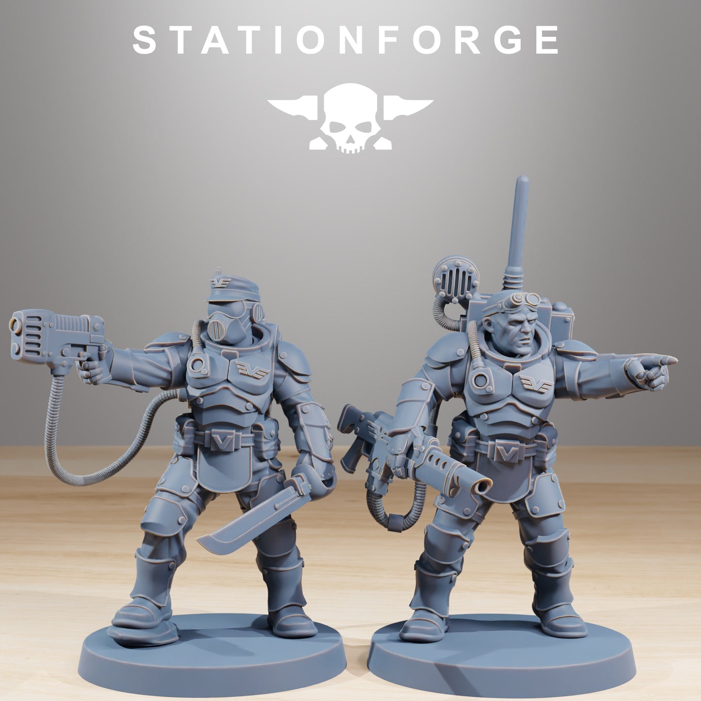 Imperial soldiers of the Vaskar x 10, Commandos Platoon, Shock trooper Squad