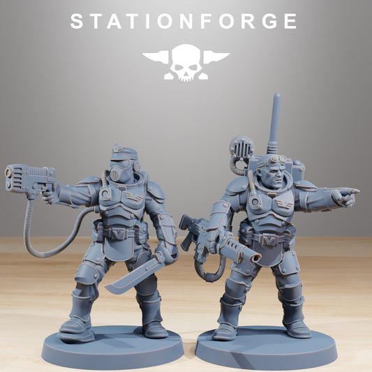 Imperial soldiers of the Vaskar x 10, Commandos Platoon, Shock trooper Squad