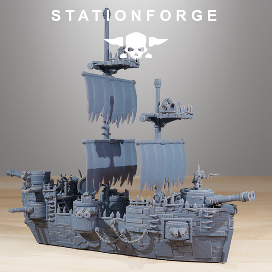 Orc Gob Long Pearl Battle Ship, Gobboz