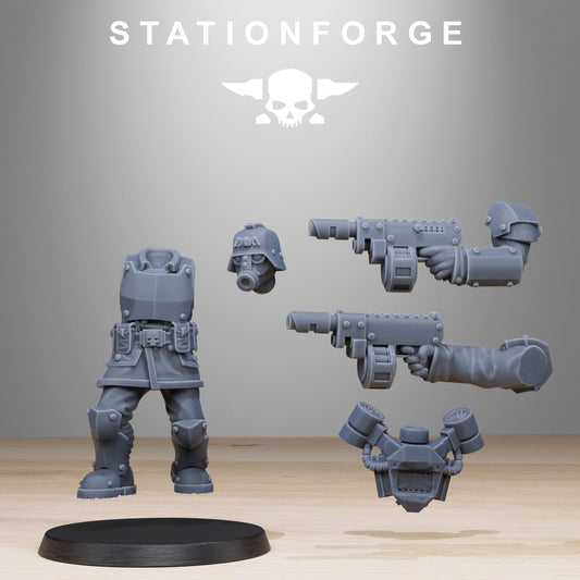 Imperial Soldiers of the Grim Guard x10, Death Division, Jump Infantry Korps