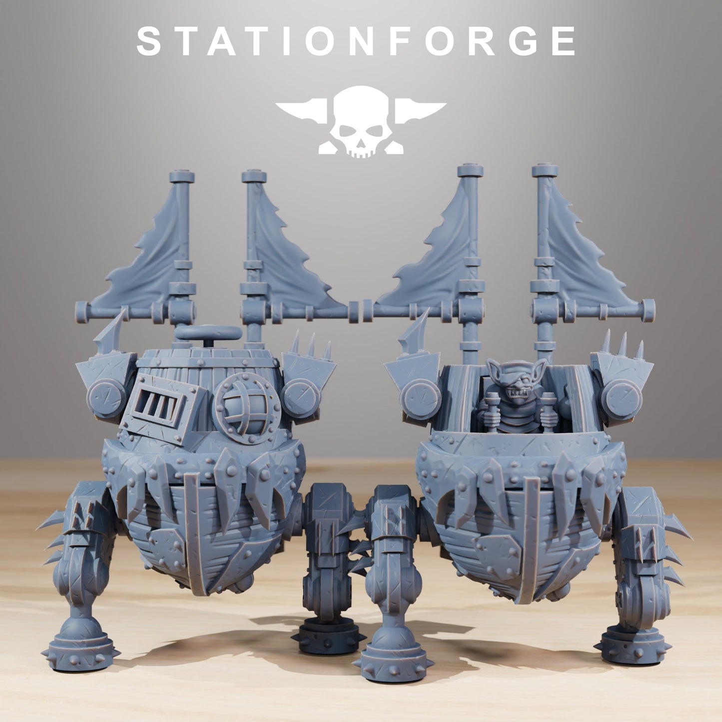 Orc Gob Pirate Bots, Killer Division, without crew x4