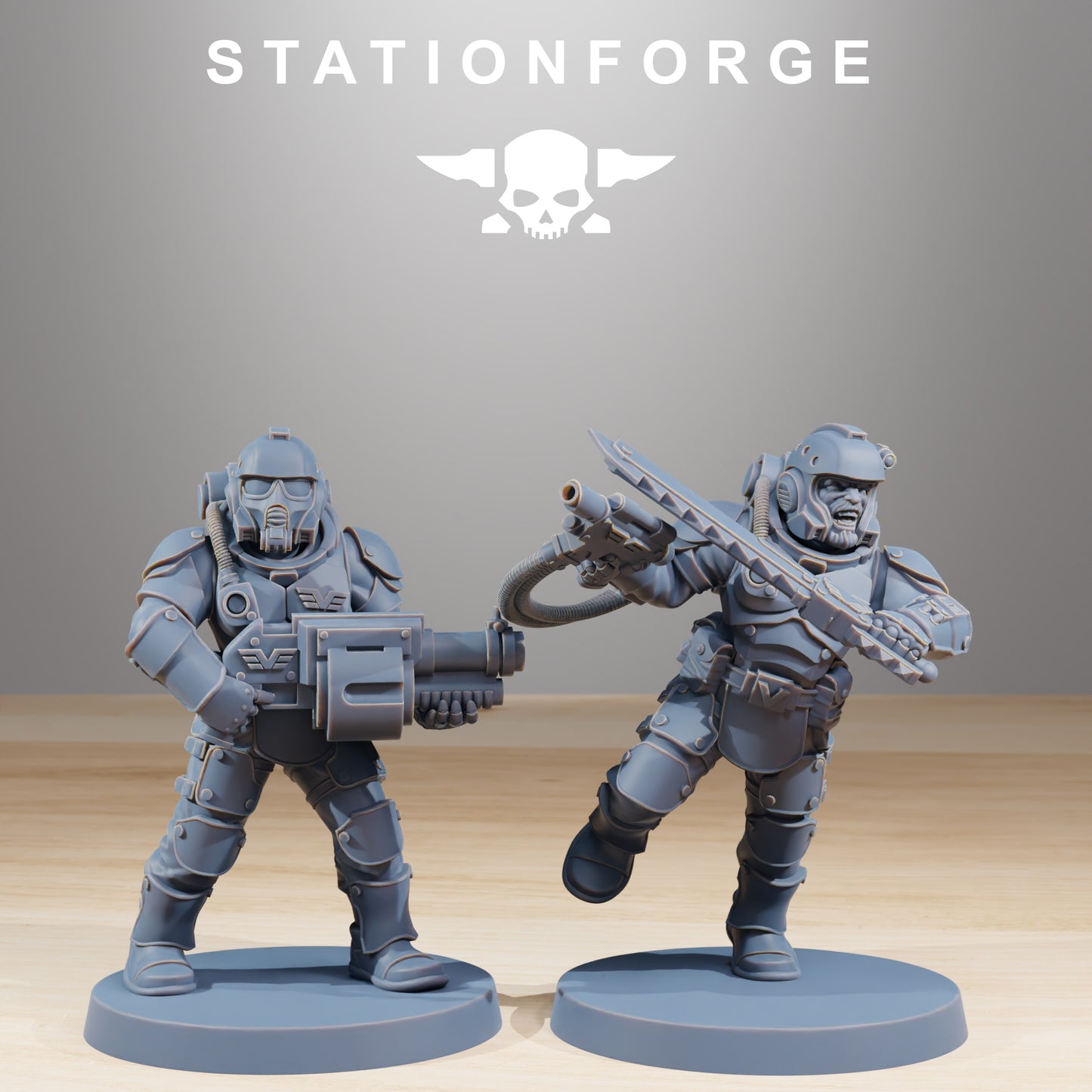 Imperial soldiers of the Vaskar x 10, Commandos Platoon, Shock trooper Squad