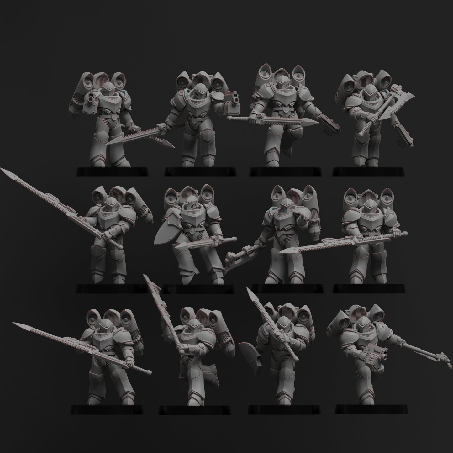 Diverging Realms - Scion - Raptor Guard Assault Marines x 10
