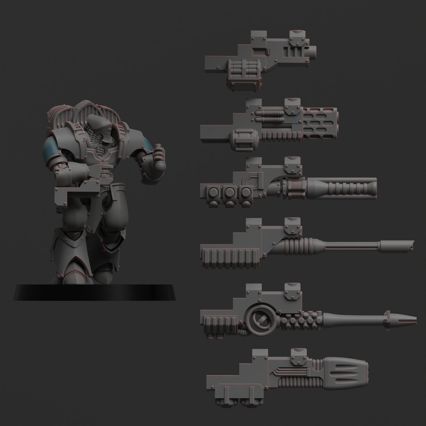 Diverging Realm, Deimos Shock Marines of the Mech Adepts, Suppressor Division