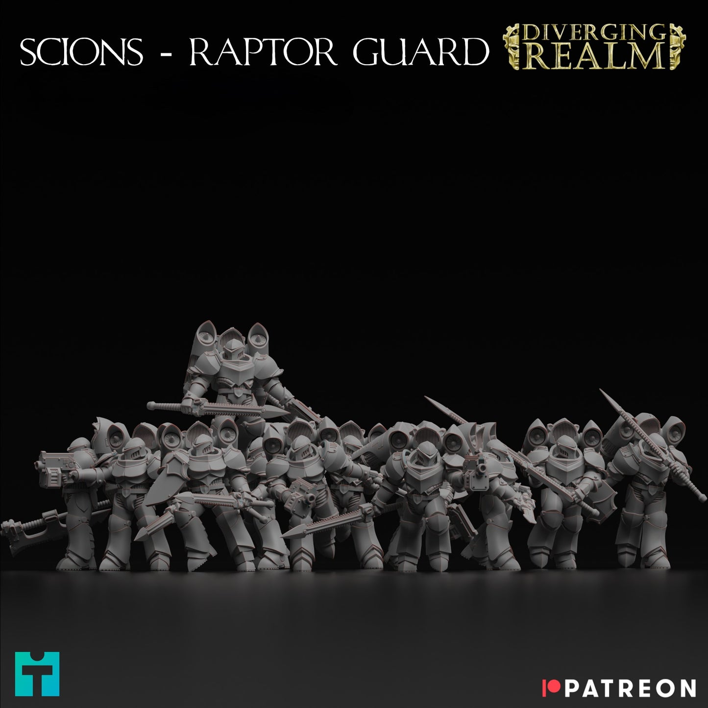 Diverging Realms - Scion - Raptor Guard Assault Marines x 10