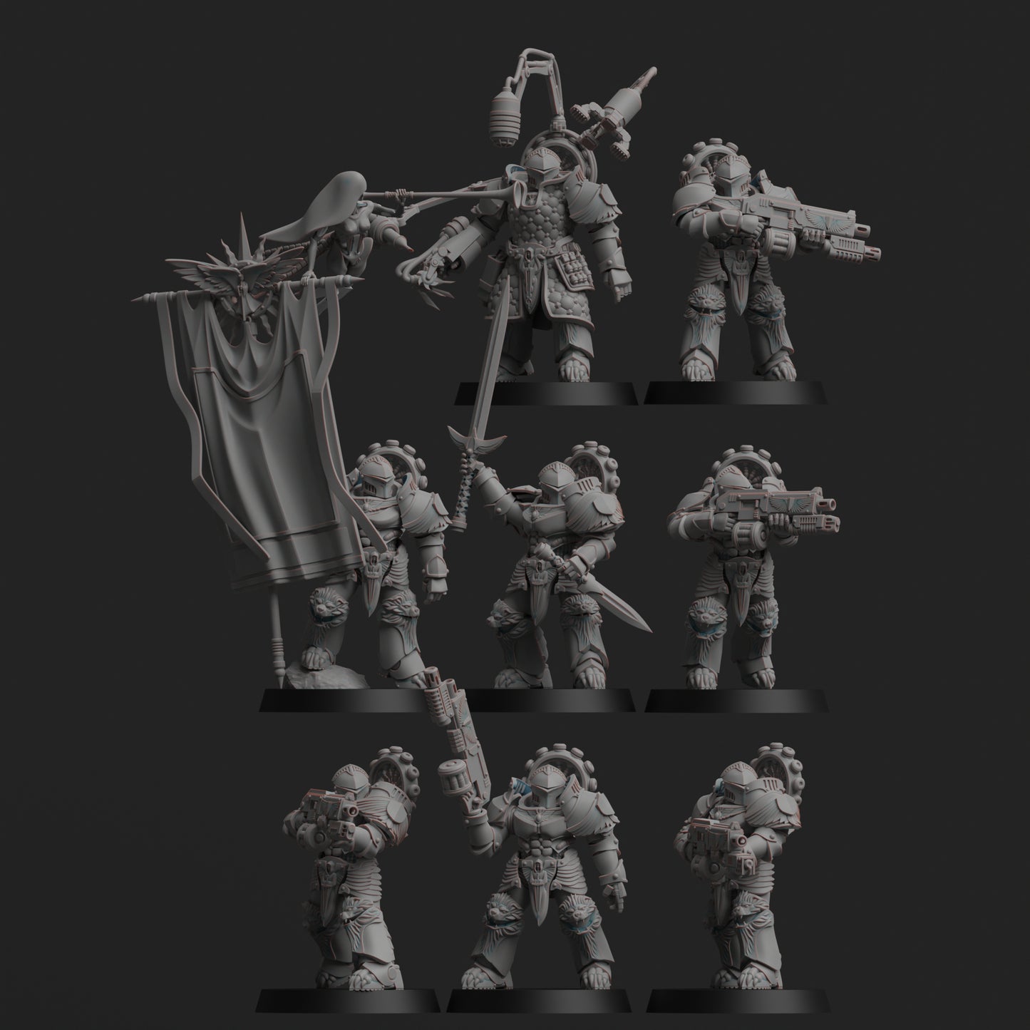Diverging Realms - Scion - Command Squad x 10