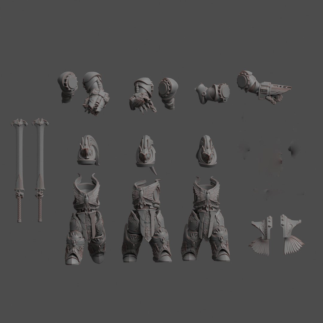 Diverging Realms - White Tower Guard Custodians - Vestalian Annihilators x 3