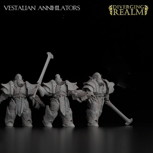 Diverging Realms - White Tower Guard Custodians - Vestalian Annihilators x 3